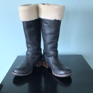 Ugg waterproof sheepskin lined winter boots